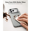 ESR Leather Kickstand MagSafe Case for Apple iPhone 17 Pro Max / 18 Pro Max, Grey