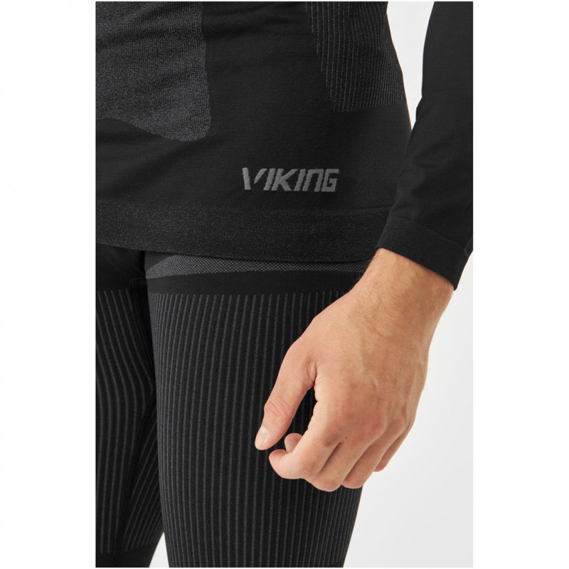 Viking Dante Men's Thermoactive Base Layer Set, Black, size M