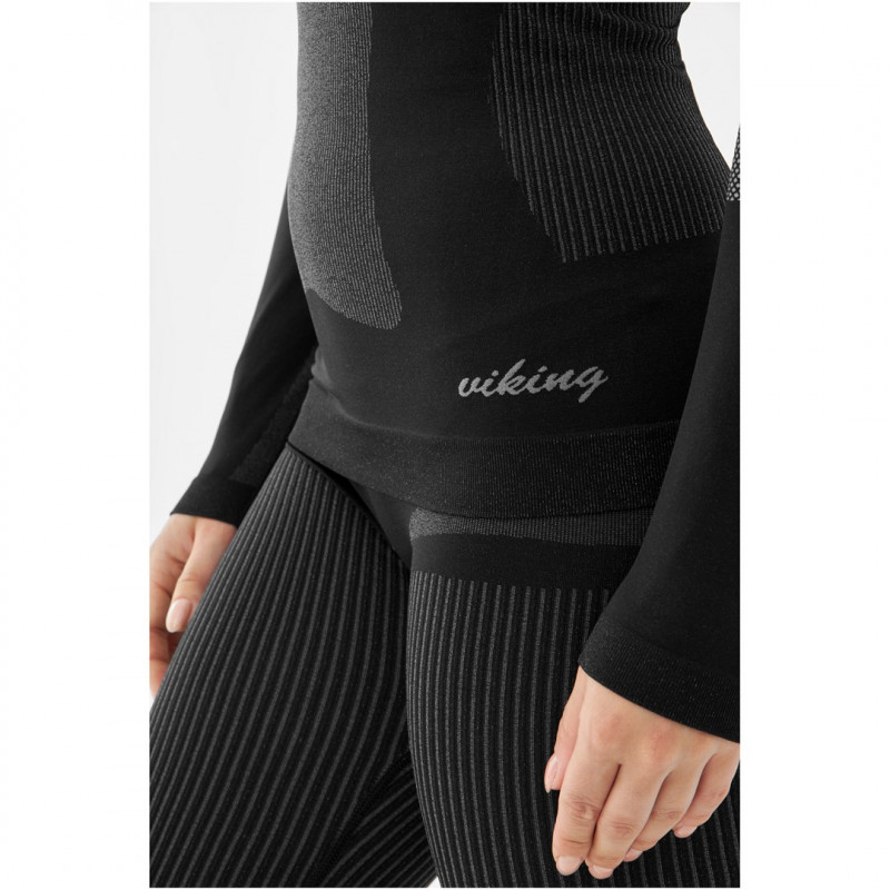 Viking Ilsa Women's Base Layer Set, Black, size M