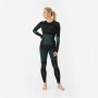 Viking Ilsa Women's Thermoactive Underwear Set, Black-Green, size S