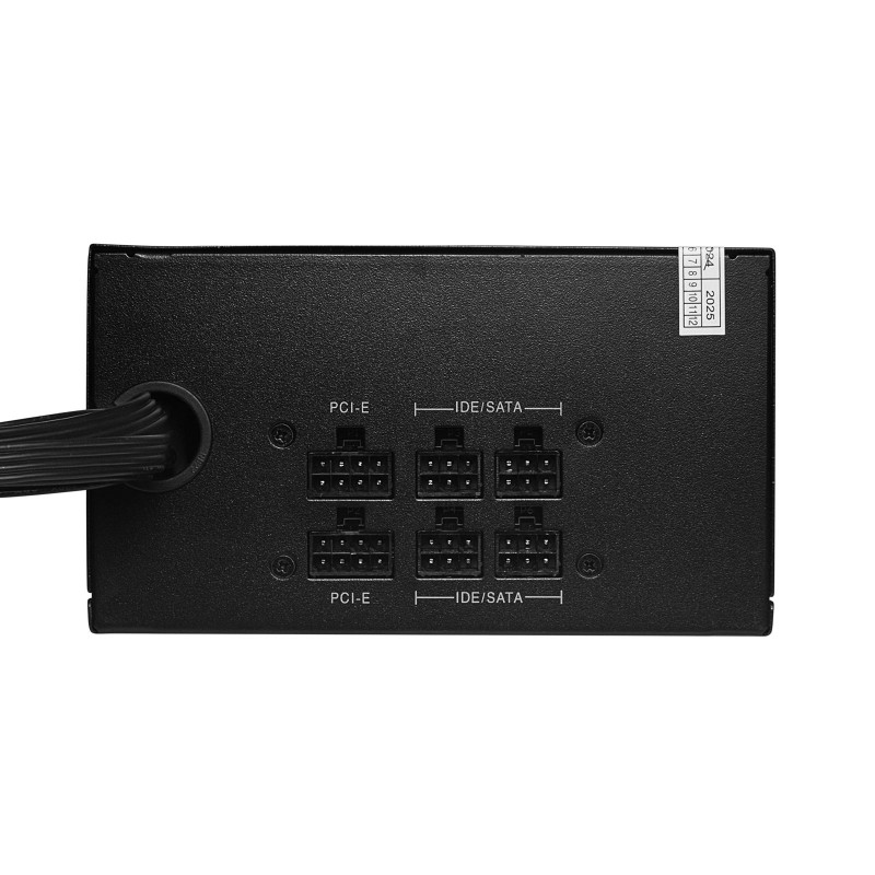 Akyga ATX Power Supply 500 W AK-C2-500, Semi-Modular, P4+4, 2x PCI-E 6+2 Pin, 4x SATA, 2x Molex, 12 cm Fan, 80 PLUS