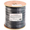 Conotech NS113TRI HQ PE Gelled Coaxial Cable, Black, 300 m