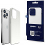 3MK Hardy Case MagSafe Apple iPhone 14 Pro Max silicone case, white
