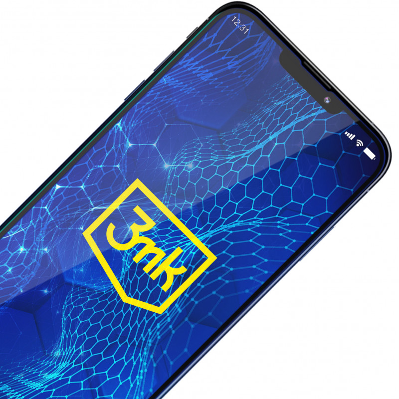 3MK HardGlass Max Lite Oppo Find X6 Pro tempered glass screen protector, black, 3MK4884