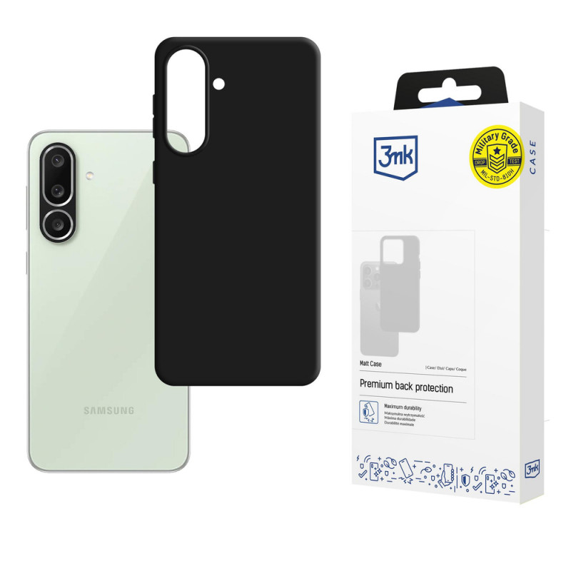 3MK Matt Case for Samsung Galaxy M56, black