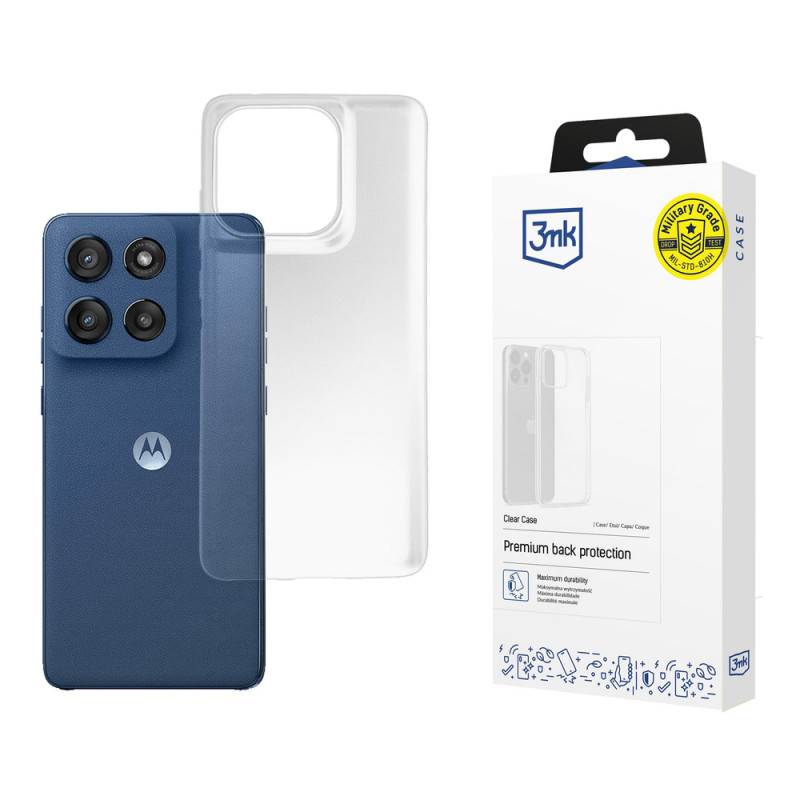 3MK Clear Case for Motorola Moto Edge 60 / 60 Fusion, transparent