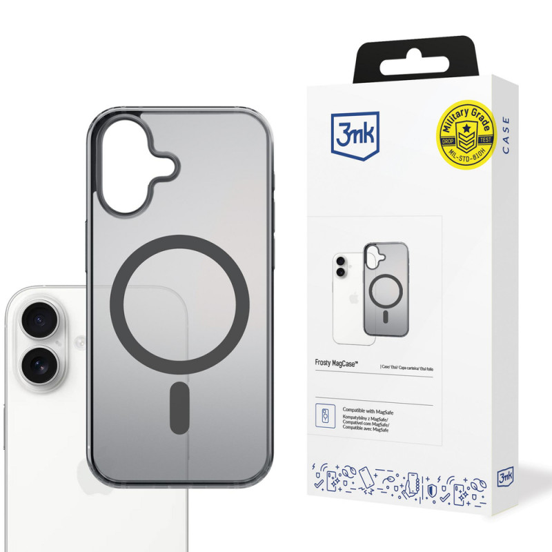 3MK Frosty MagCase for Apple iPhone 17, black