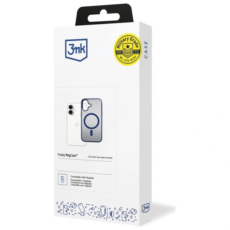 3MK Frosty MagCase for Apple iPhone 17, blue