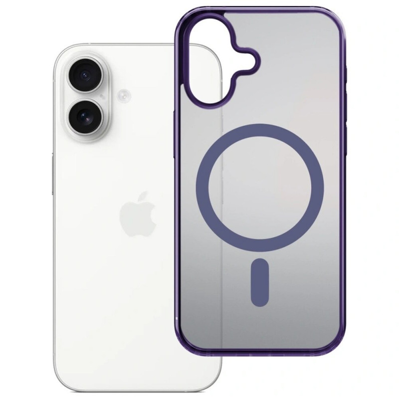 3MK Frosty MagCase for Apple iPhone 17, purple