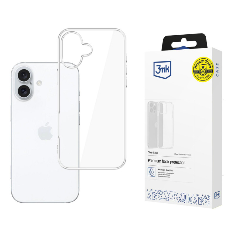 3MK Clear Case for Apple iPhone 17, transparent