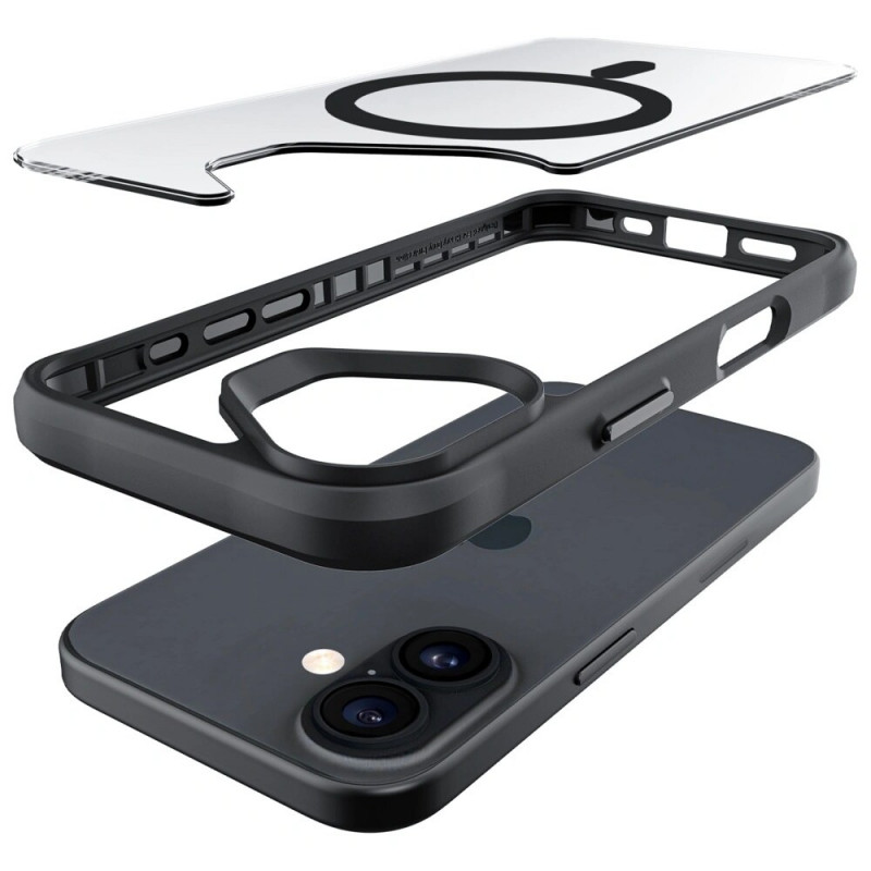 3MK Satin Armor MagCase for Apple iPhone 17, black