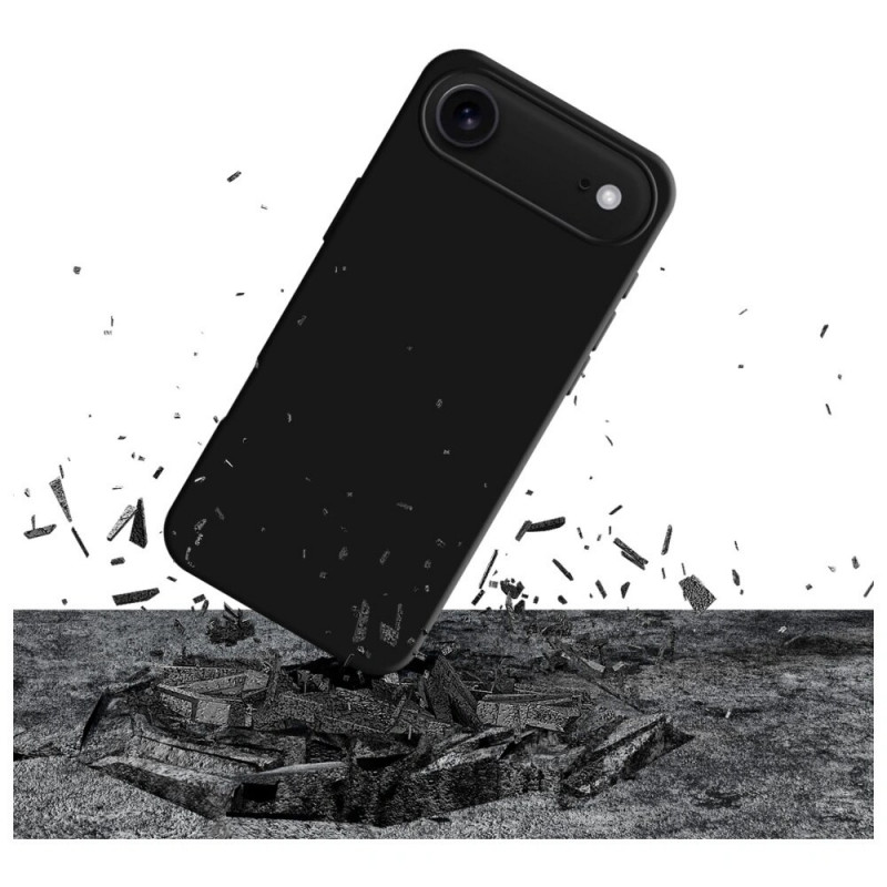 3MK Silicone Case for Apple iPhone Air, black