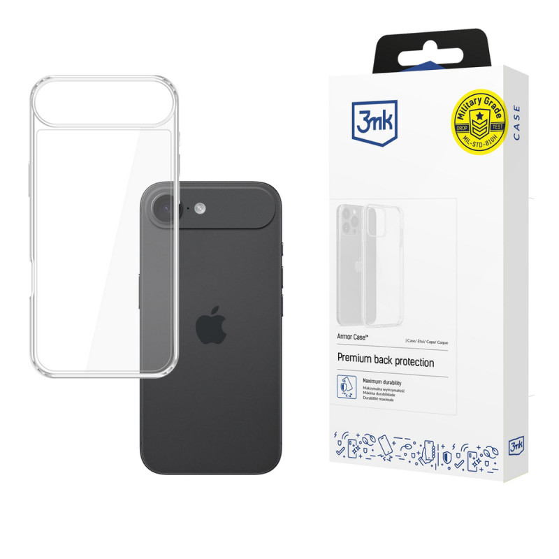3MK Armor Case for Apple iPhone Air, transparent