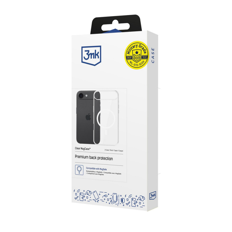3MK Clear MagCase for Apple iPhone Air, transparent