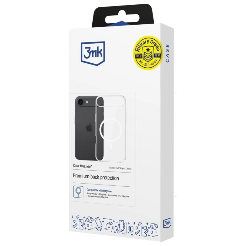 3MK Clear MagCase for Apple iPhone Air, transparent