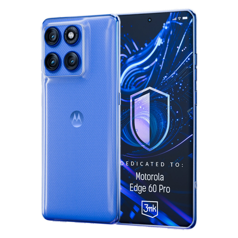3MK Clear Case for Motorola Edge 60 Pro, transparent