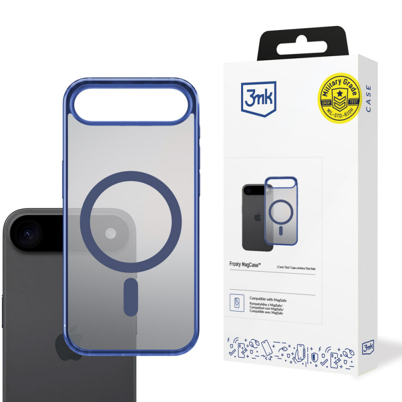 3MK Frosty MagCase Apple iPhone Air Case, Blue