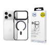 3MK Satin Armor MagCase Case for Apple iPhone 17 Pro, Transparent Black