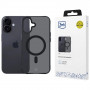3MK Smoke Matt MagCase Case for Apple iPhone 17, Black