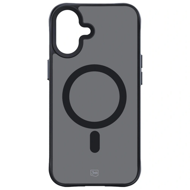 3MK Smoke Matt MagCase Case for Apple iPhone 17, Black