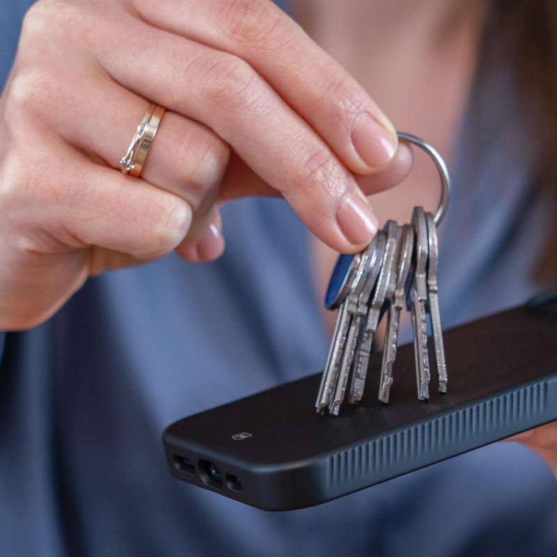3MK Smoke Matt MagCase Case for Apple iPhone Air, Black