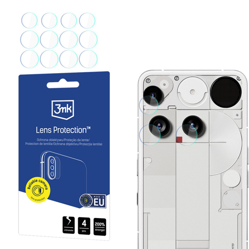 3MK Lens Protection Nothing Phone (3) camera lens protector (4 pcs)