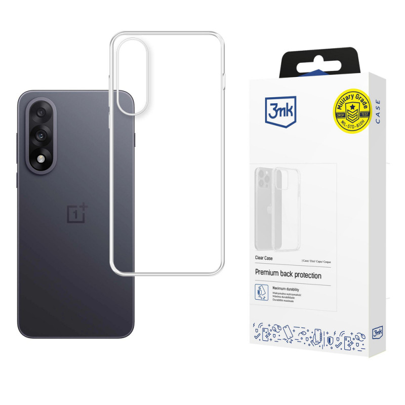 3MK Clear Case for OnePlus Nord 5, transparent