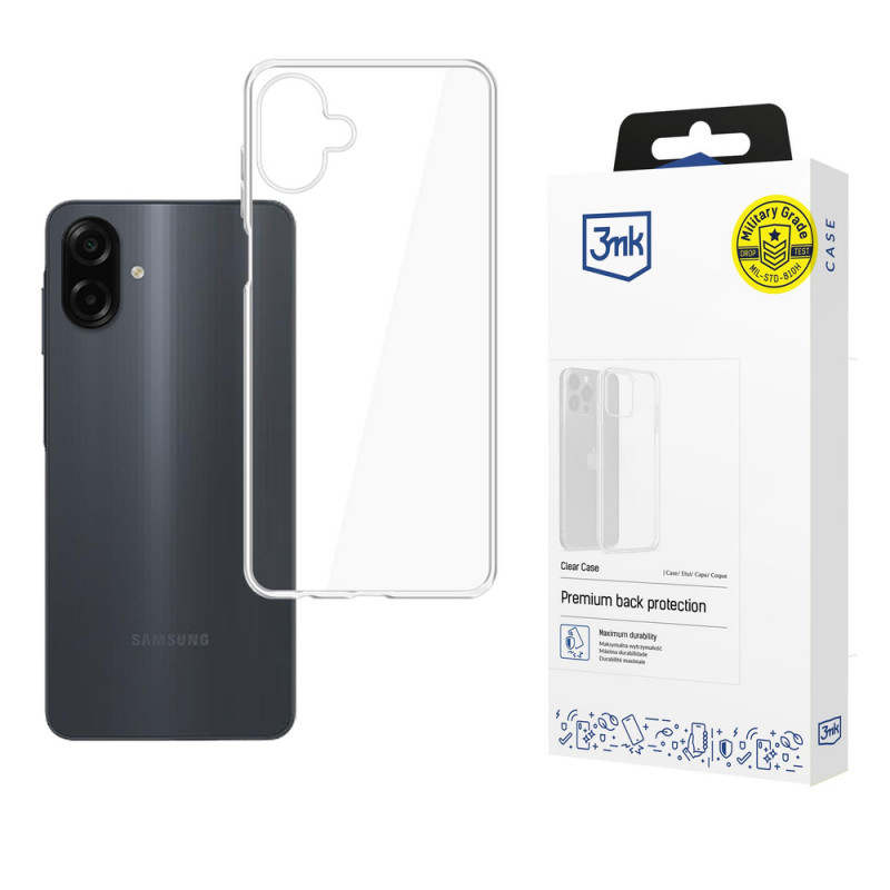3MK Clear Case for Samsung Galaxy A07 4G, transparent