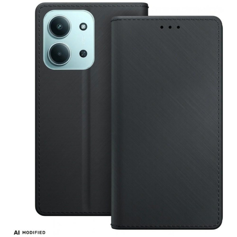 3MK Wallet Case for Redmi 15C 4G / 5G (171 mm) / Poco C85 4G, black