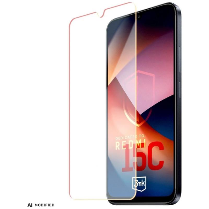 3MK HardGlass tempered glass for Redmi 15C 4G / 5G (171 mm) / Poco C85 4G
