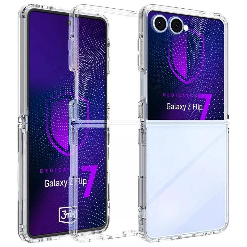 3MK Armor Case for Samsung Galaxy Z Flip7, Transparent