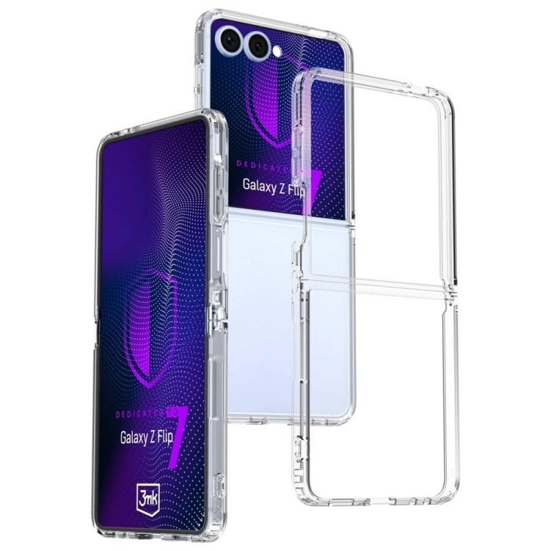 3MK Armor Case for Samsung Galaxy Z Flip7, Transparent