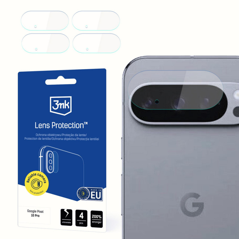 3MK Lens Protection camera lens protector for Google Pixel 10 Pro (4 pcs)