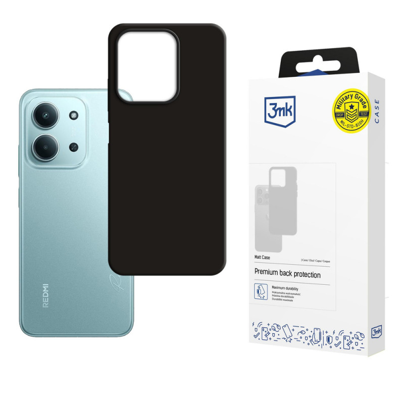 3MK Matt Case for Redmi 15C 4G / 5G (171 mm) / Poco C85 4G, black