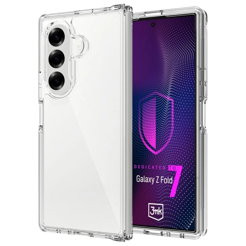 3MK Armor Case for Samsung Galaxy Z Fold 7, Transparent