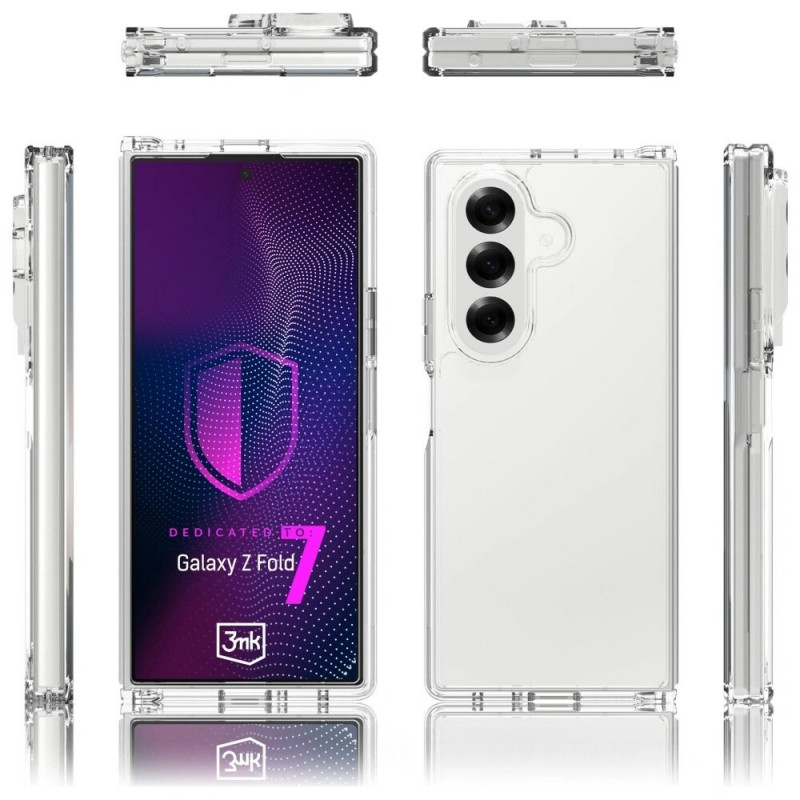 3MK Armor Case for Samsung Galaxy Z Fold 7, Transparent