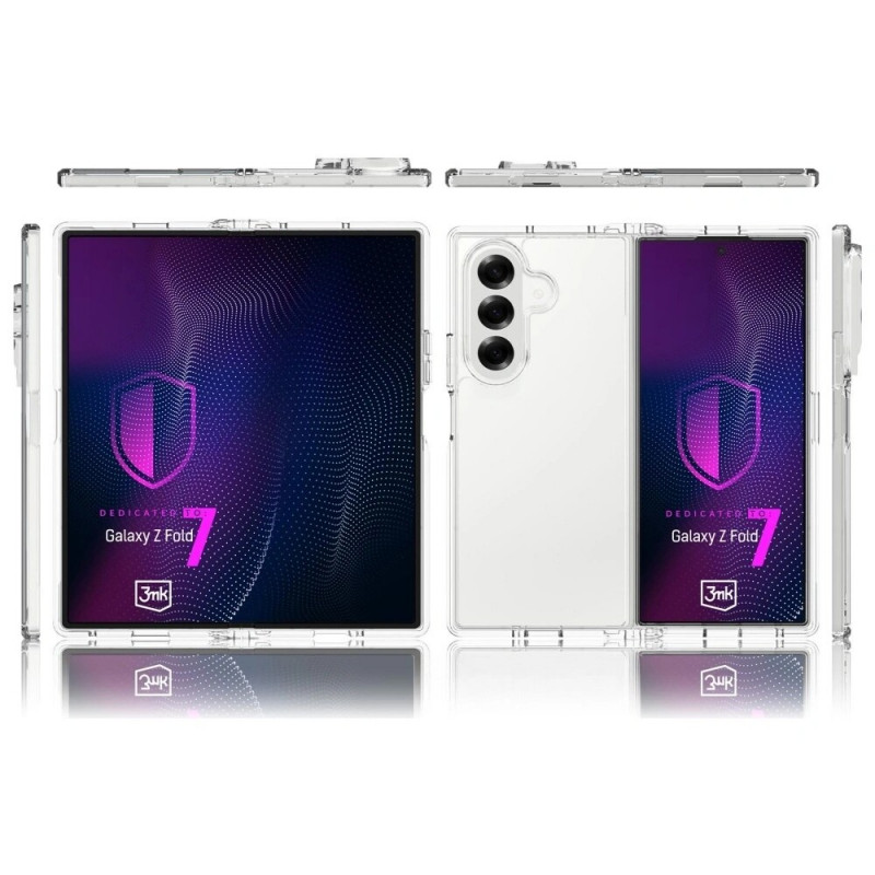 3MK Armor Case for Samsung Galaxy Z Fold 7, Transparent