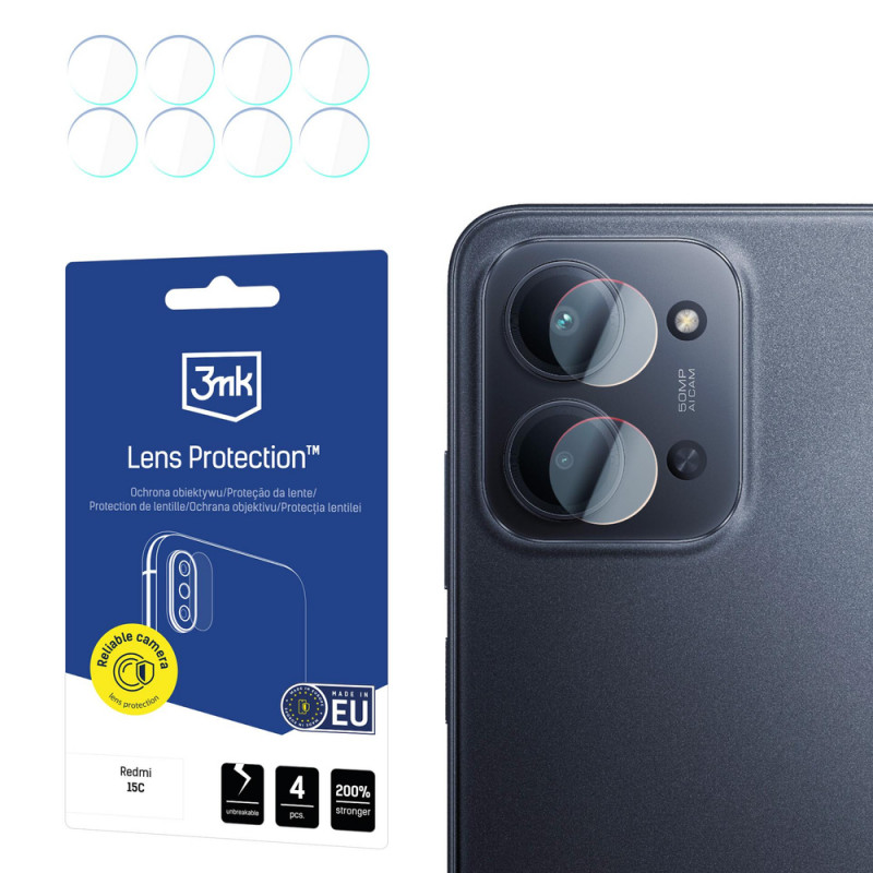 3MK Lens Protection camera lens protector for Xiaomi Redmi 15C 4G