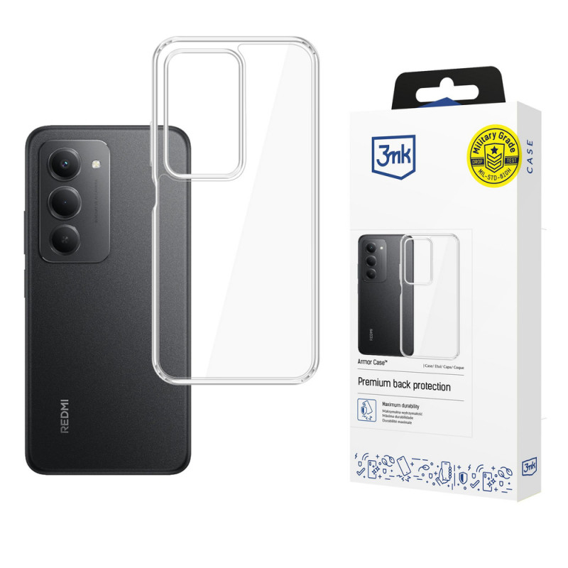 3MK Armor Case for Redmi 15 4G / 15 5G, Transparent