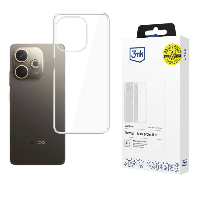 3MK Clear Case for Oppo A5 Pro 5G, Transparent
