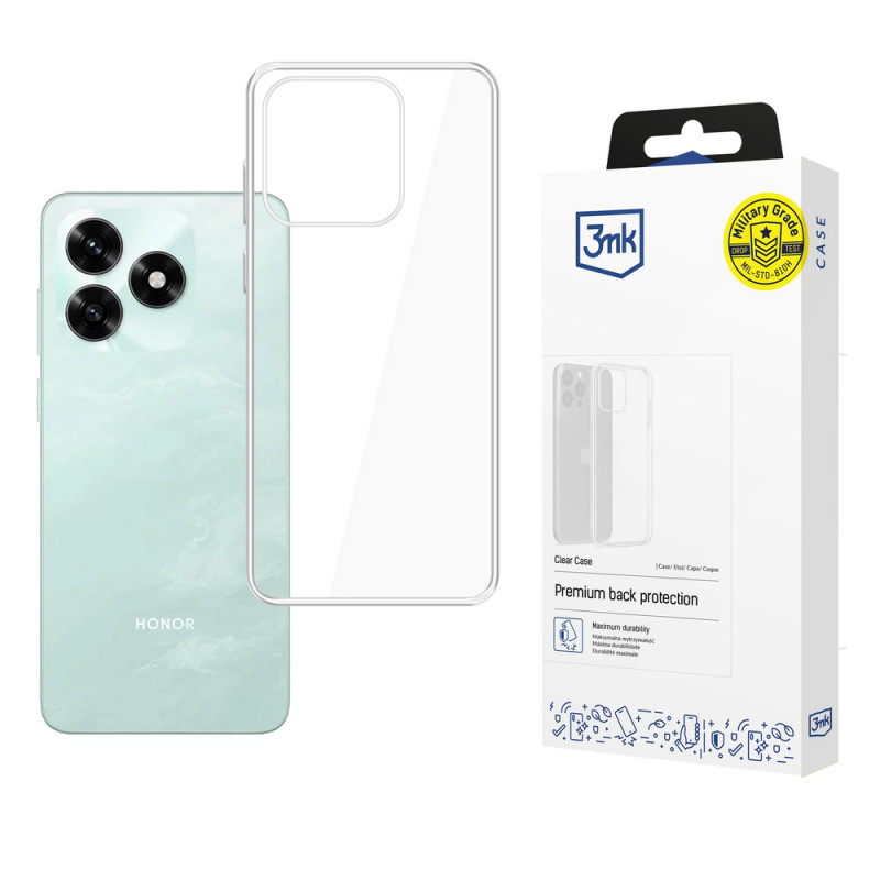 3MK Clear Case for Honor X5C Plus 4G, transparent