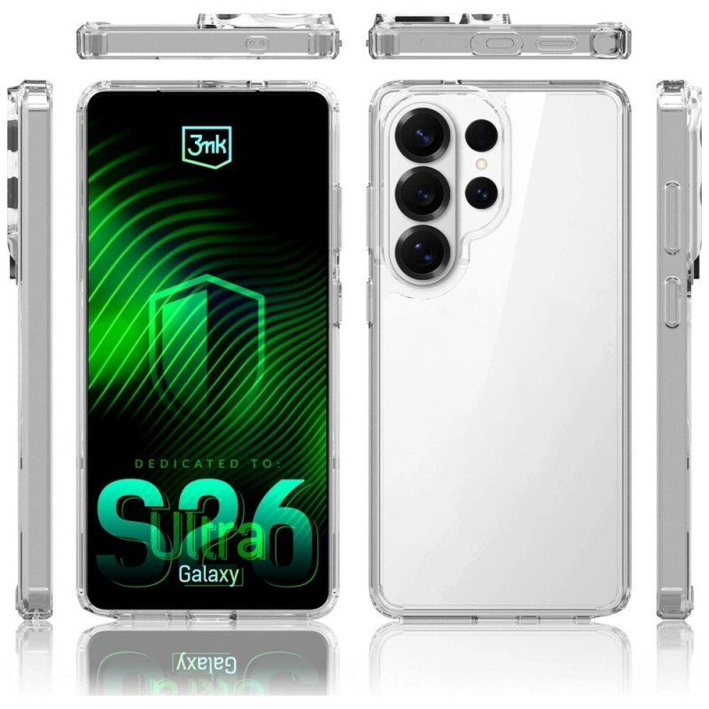 3MK Armor Case for Samsung Galaxy S26 Ultra, transparent
