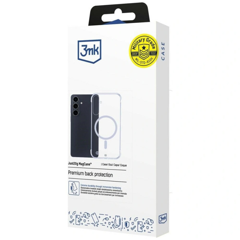 3mk Just20g MagCase Samsung Galaxy S26 protective case, transparent