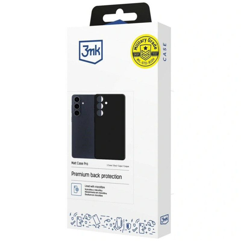 3mk Matt Case Pro Samsung Galaxy S26 protective case, black