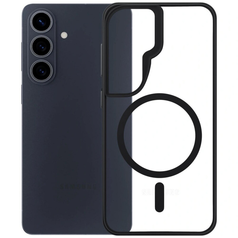 3mk Satin Armor MagCase Samsung Galaxy S26 protective case, transparent black