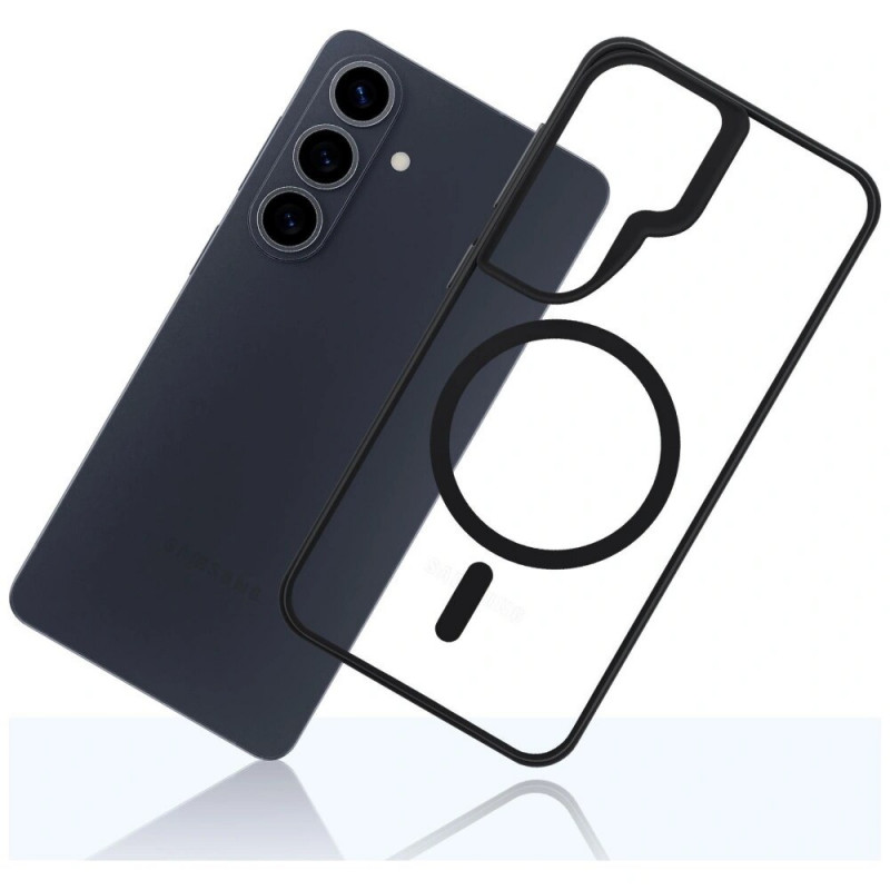 3mk Satin Armor MagCase Samsung Galaxy S26 protective case, transparent black