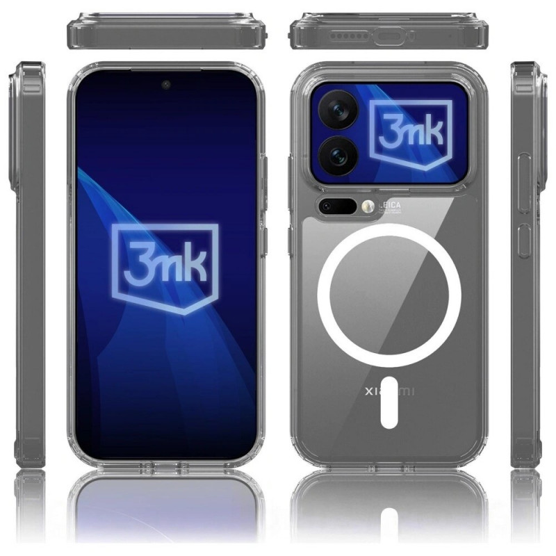 3MK Armor MagCase Xiaomi 17 Pro smartphone case, transparent