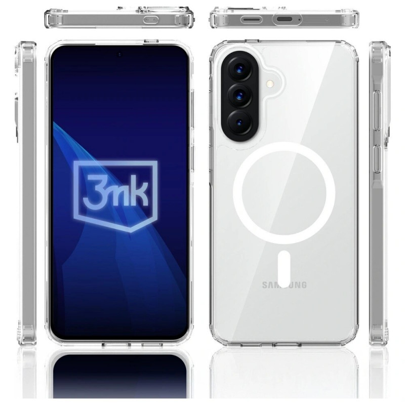 3MK Armor MagCase Samsung Galaxy A57 smartphone case, transparent