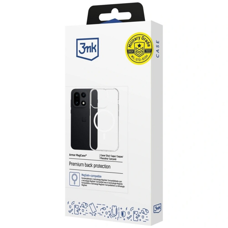 3MK Armor MagCase for OnePlus 15 5G, transparent