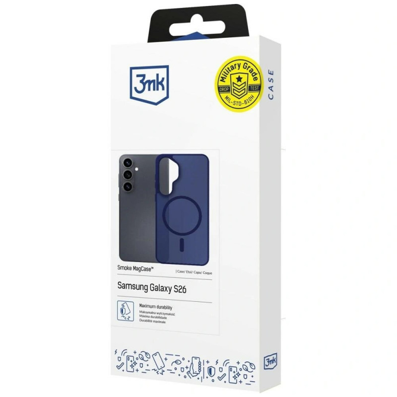 3MK Smoke MagCase for Samsung Galaxy S26, blue